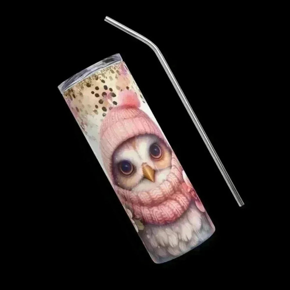 Chilly owl 20 tumbler with straw - Picture 2 of 3